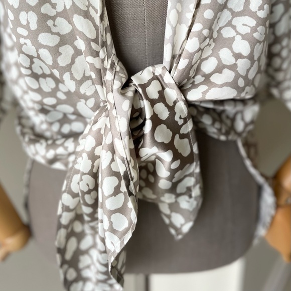 Leopard Silver Shawl - Picture 5 of 6